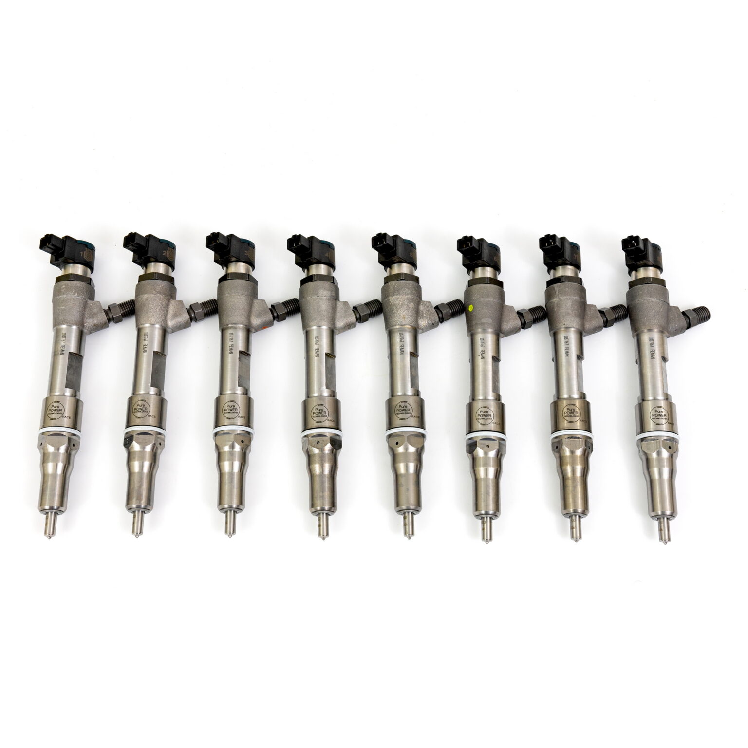 6.7L Power Stroke displayed in a plain background with the parts aligned together.